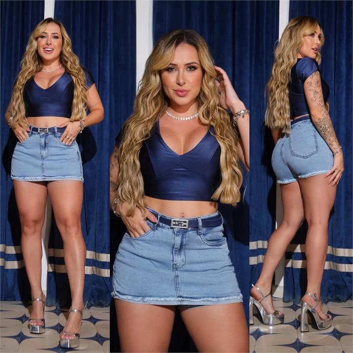 SHORT SAIA COM CINTO