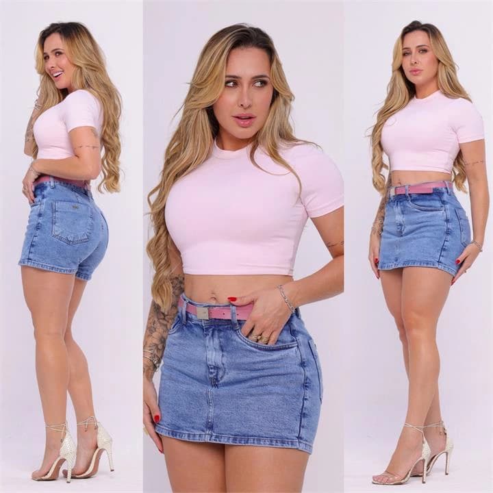 SHORT SAIA COM CINTO