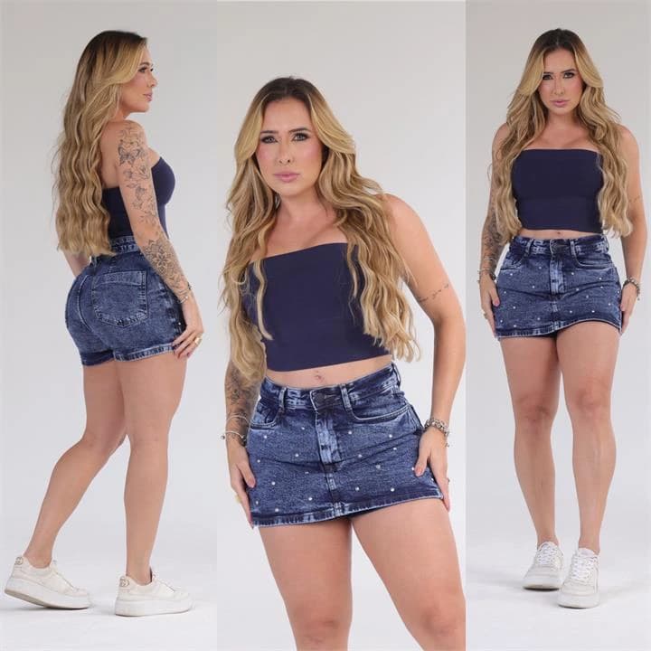 SHORT SAIA (COM STRASS)