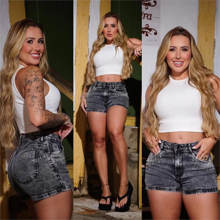 SHORT BORDADO (COM STRASS)