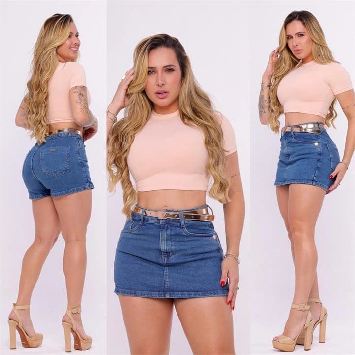 SHORT SAIA COM CINTO