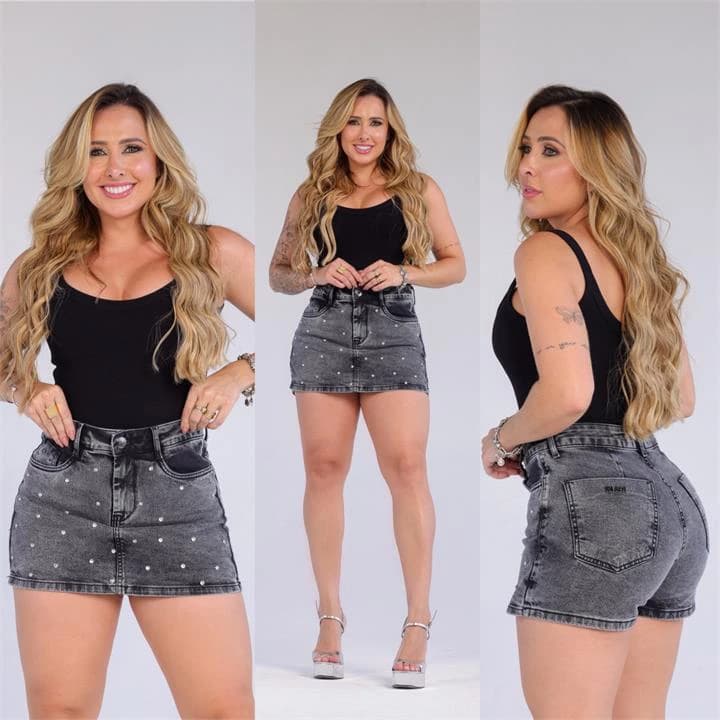 SHORT SAIA PREMIUM (COM STRASS)