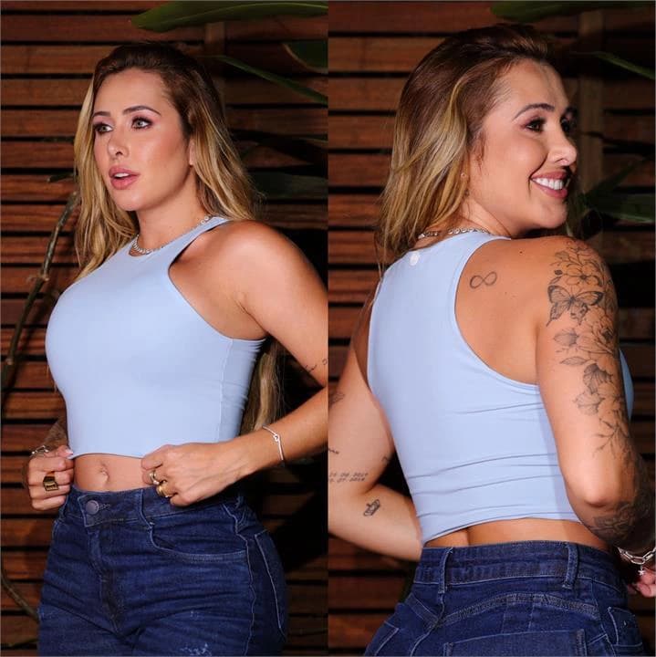 CROPPED IZA (SUPLEX) AZUL BB