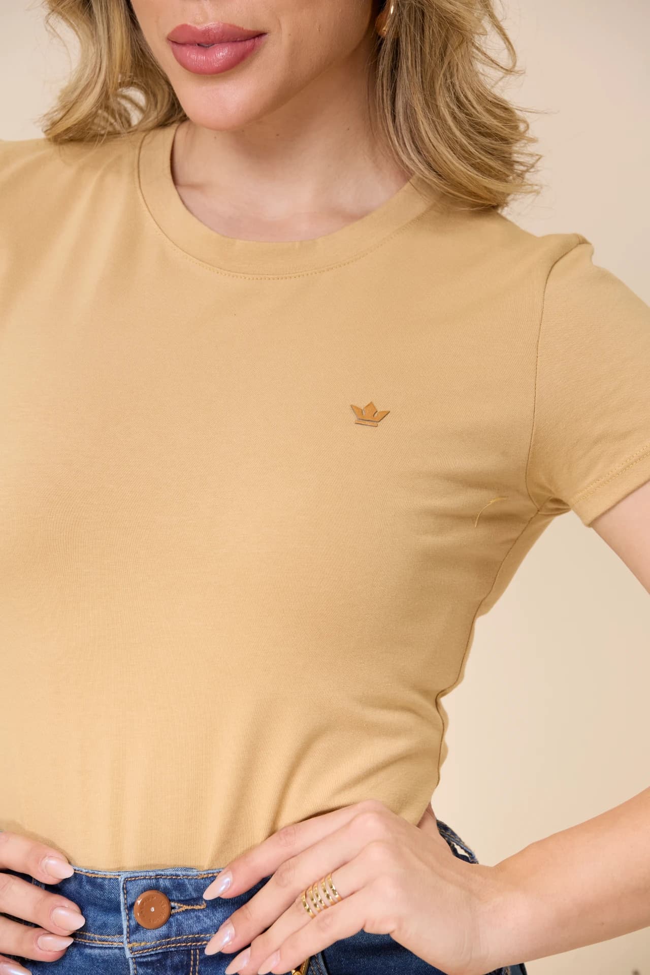 BABY LOOK GOLA O SILK COROA 2