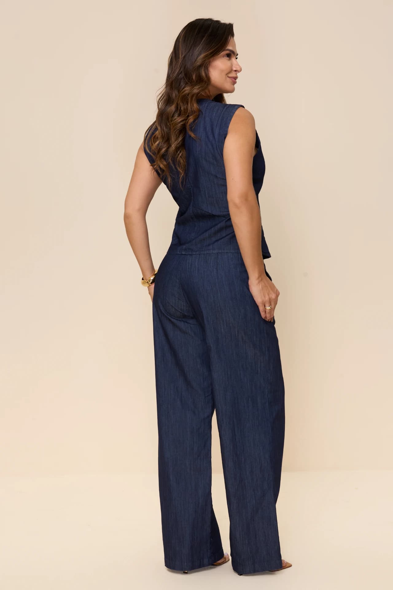 COLETE ALFAIATARIA FIT DENIM 3