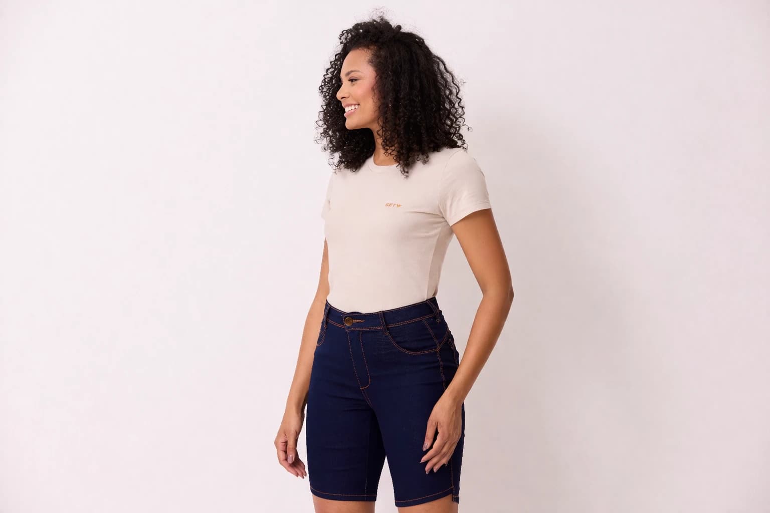 BERMUDA CICLISTA COM ASSIMETRIA